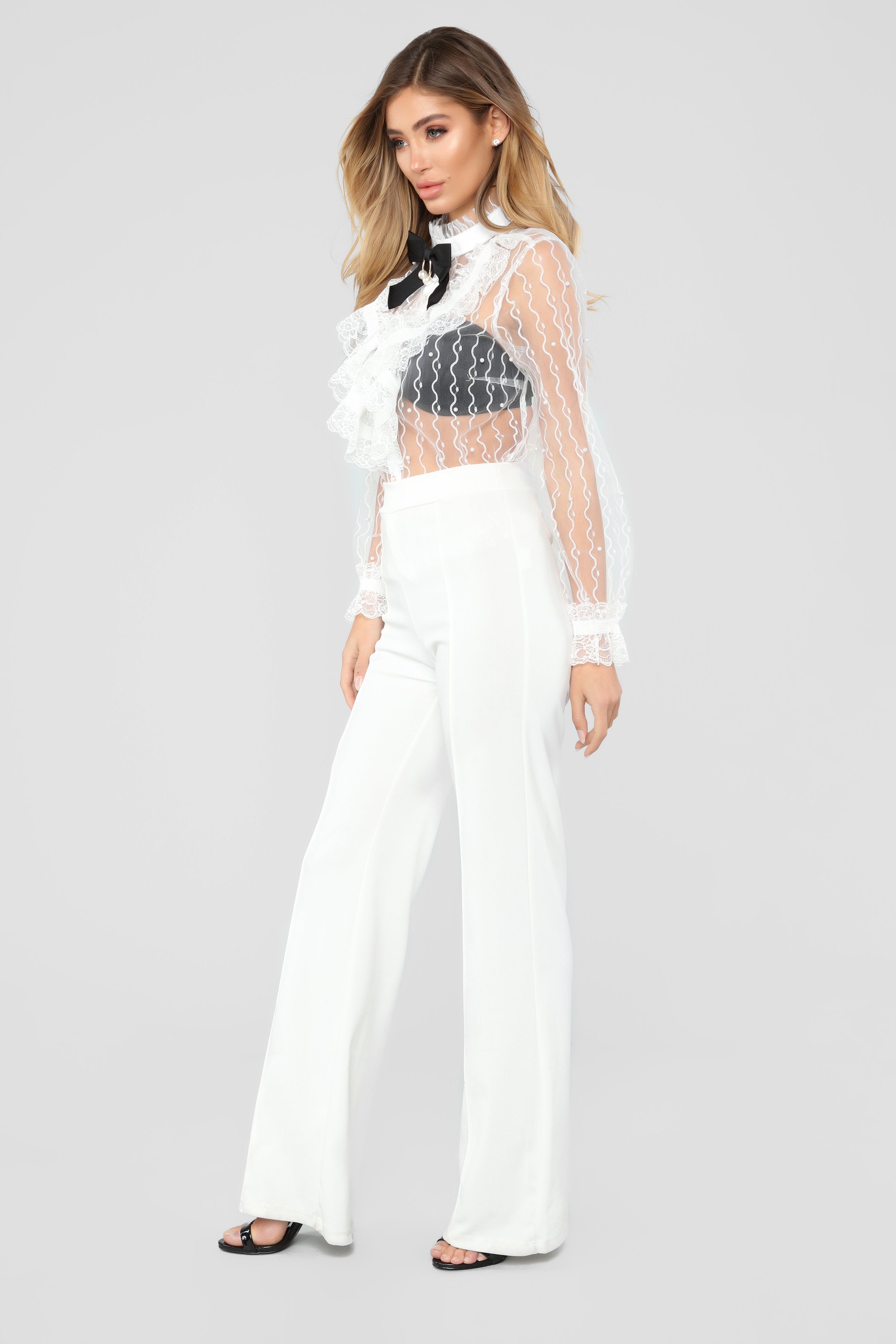 The Night We Met Top - White