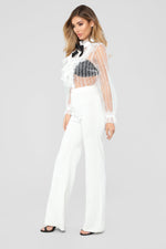 The Night We Met Top - White