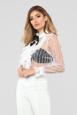 The Night We Met Top - White