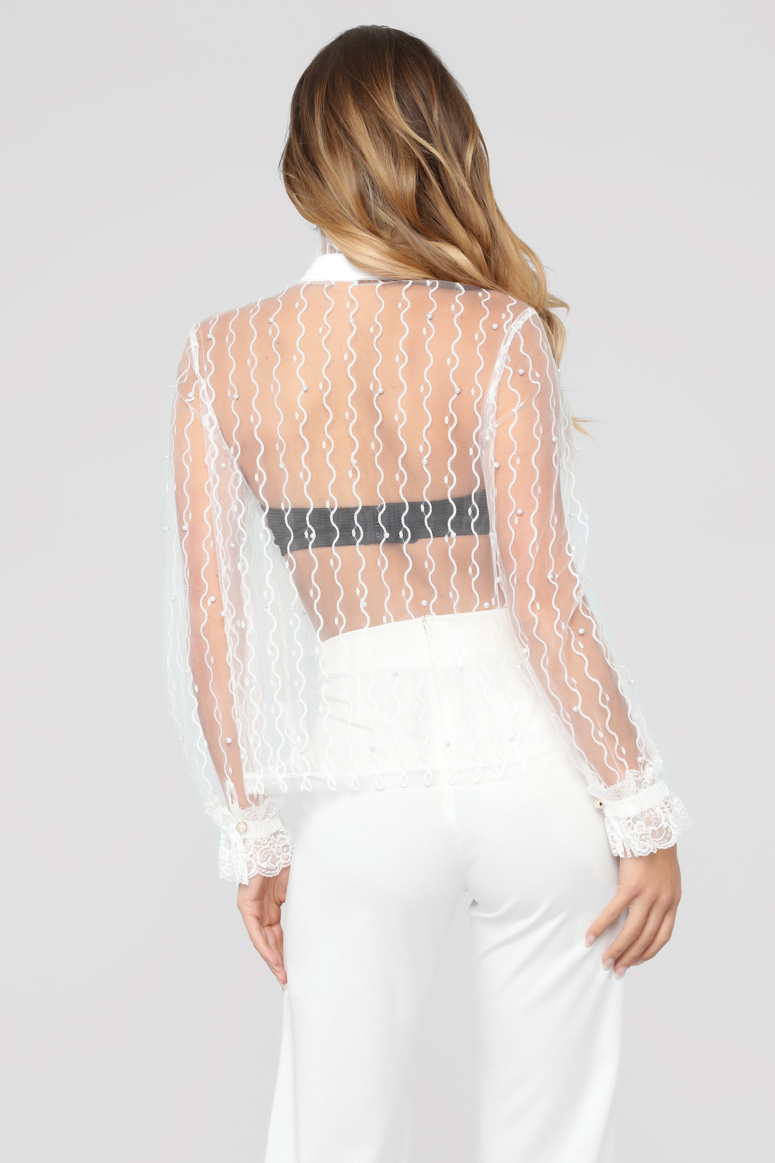 The Night We Met Top - White