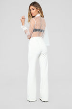 The Night We Met Top - White