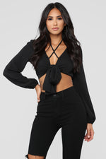 Strappy Nights Top - Black