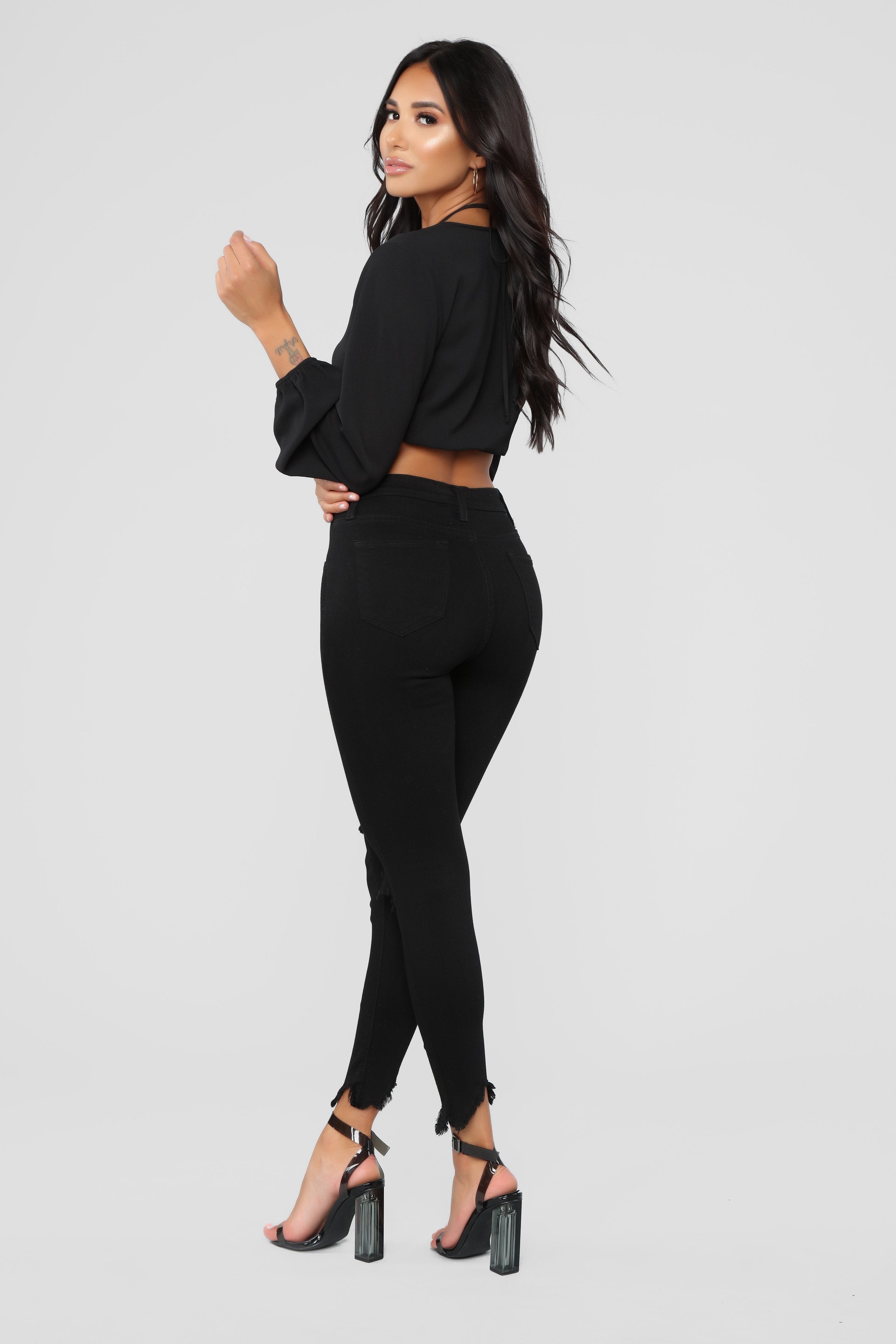 Strappy Nights Top - Black