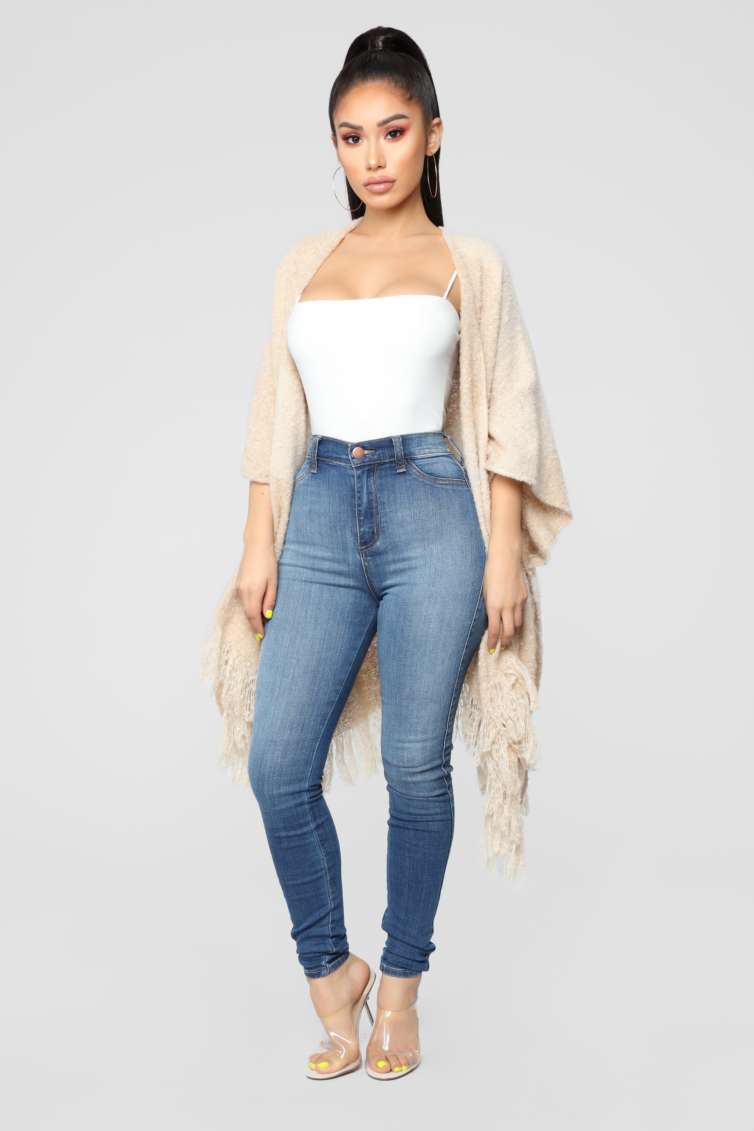 Kept My Promise Cardigan - Beige