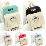2017 HOT fashion Bangtan Boys knapsack New kpop star goods BTS PU schoolbag korea backpack student bags