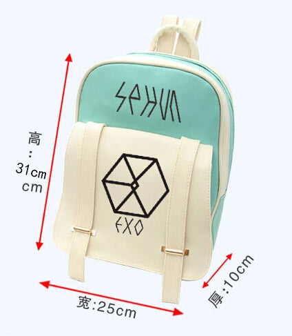 2017 HOT fashion Bangtan Boys knapsack New kpop star goods BTS PU schoolbag korea backpack student bags