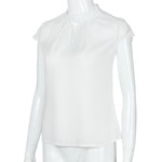 2018 Summer Womens Tops and Blouses Chiffon Lace Patchwork Shirts Tunic Hollow Out Ladies Clothes Women Top mujer de moda